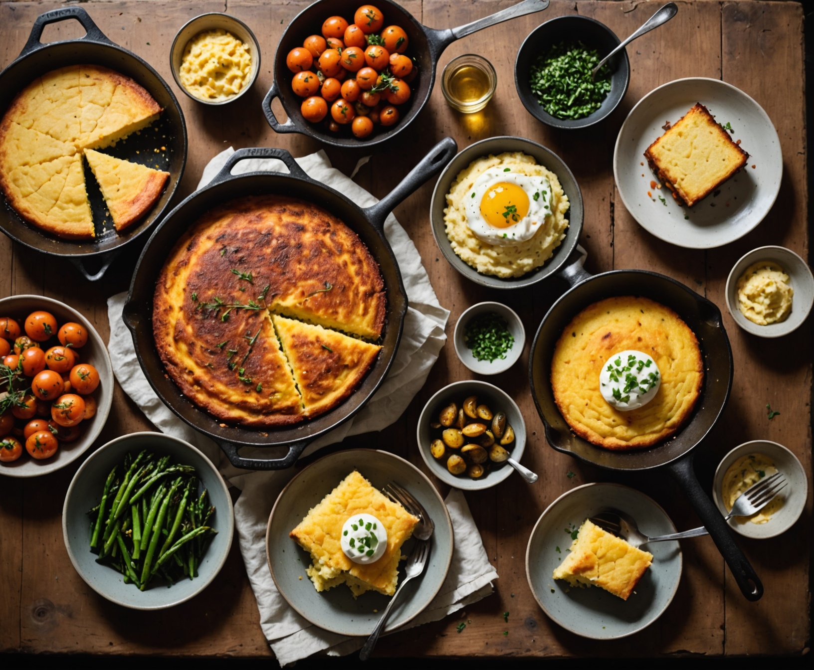Seasonal side dishes at Ember and Oak