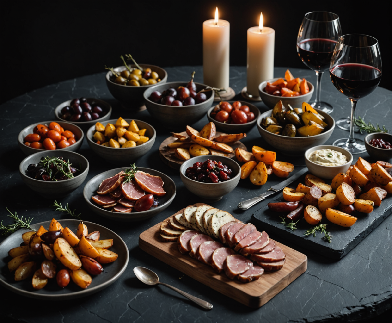 Seasonal appetizers at Ember and Oak